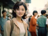 ストリートスナップ　1977年　東京都　東村山市　#ストリートスナップ　#AI美女　　