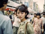 ストリートスナップ　1972年　東京都　港区　#ストリートスナップ　#AI美女　　