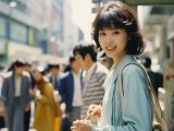 ストリートスナップ　1973年　福岡県　太宰府市　#ストリートスナップ　#AI美女　　