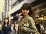 ストリートスナップ　1970年　愛知県　江南市　#ストリートスナップ　#AI美女　　