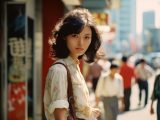 ストリートスナップ　1975年　埼玉県　蕨市　#ストリートスナップ　#AI美女　　