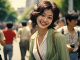 ストリートスナップ　1975年　福井県　坂井市　#ストリートスナップ　#AI美女　　