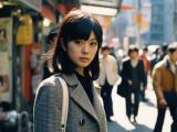 ストリートスナップ　1976年　埼玉県　三郷市　#ストリートスナップ　#AI美女　　