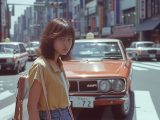 ストリートスナップ　1970年　岡山県　倉敷市　#ストリートスナップ　#AI美女　　