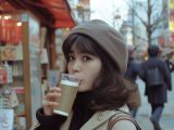 ストリートスナップ　1970年　東京都　武蔵野市　#ストリートスナップ　#AI美女　　