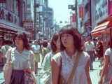 ストリートスナップ　1977年　茨城県　つくば市　#ストリートスナップ　#AI美女　　