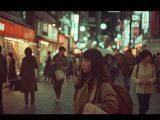 ストリートスナップ　1977年　長野県　塩尻市　#ストリートスナップ　#AI美女　　